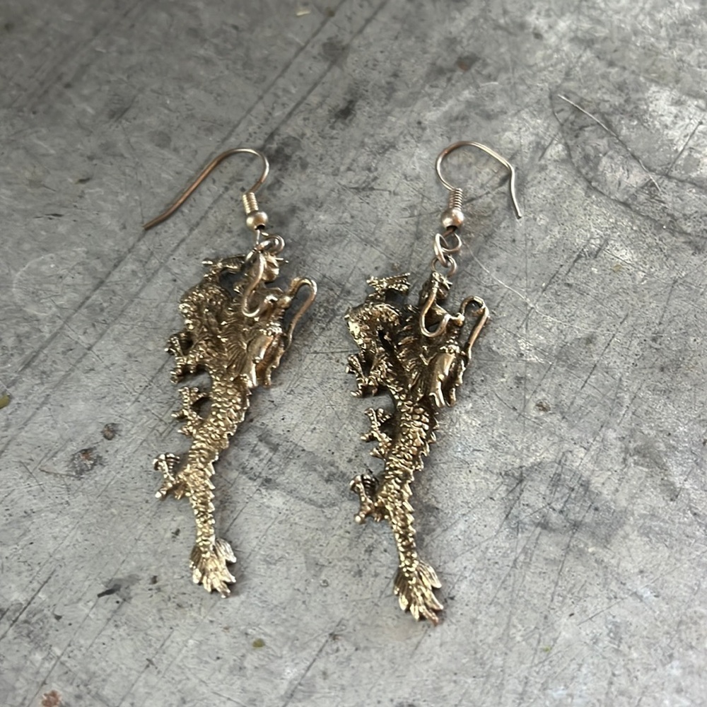 Dragon earrings